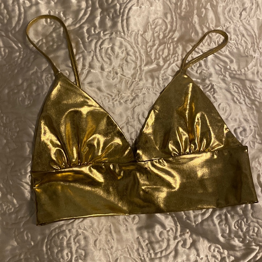Gold Bralette